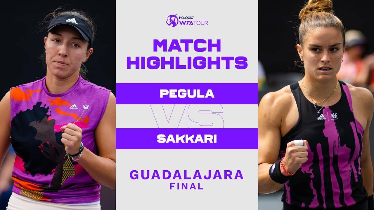 Jessica Pegula Vs Maria Sakkari Guadalajara Final Wta Match