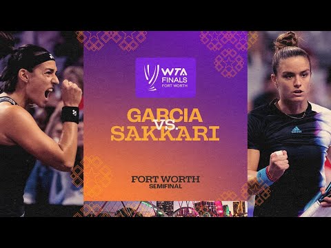 Caroline Garcia Vs Maria Sakkari Wta Finals Semifinal Match