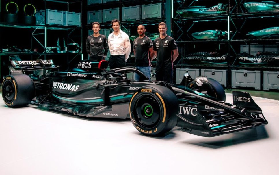 Mercedese 2023 F1 tiim. GettyImages.