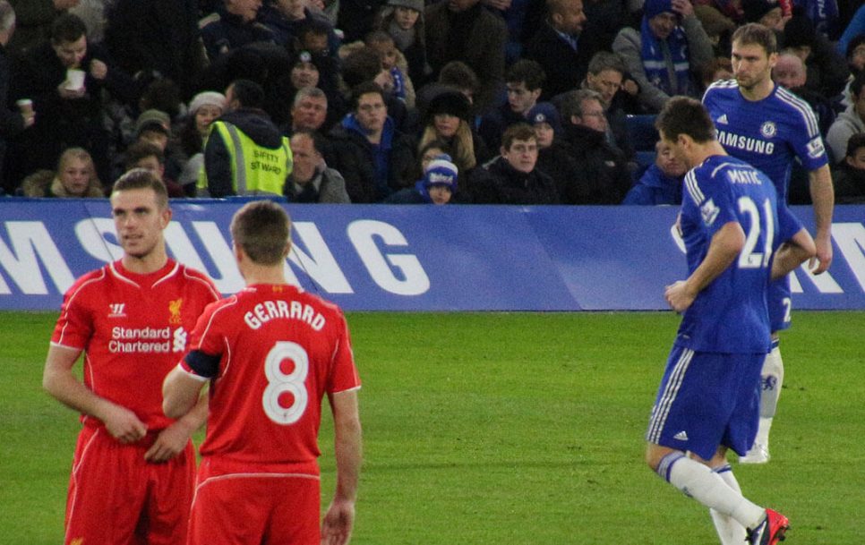 Steven Gerrard mängus Chelsea vastu Capital One Cupis. Foto: CFCUnofficial.