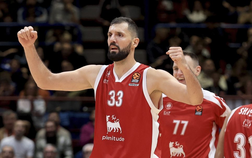 Kuniks Milano leiab tipptasemel mängujuhi, on Shavon Shields (vasakul) ja Nikola Mirotic rünnakul nende vaieldamatud vedurid. Foto: Getty Images