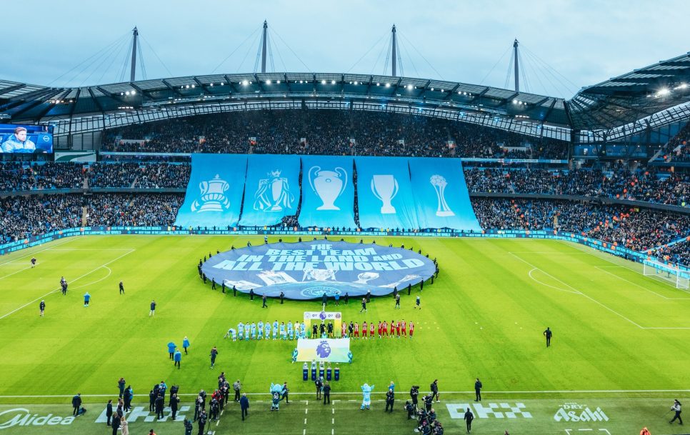 Manchester City võitis eelmisel aastal kokku viis trofeed, mistõttu võisid nad uhkusega kuulutada, et on parim jalgpalliklubi maailmas. Foto: Manchester City’s official Facebook (@mancity)