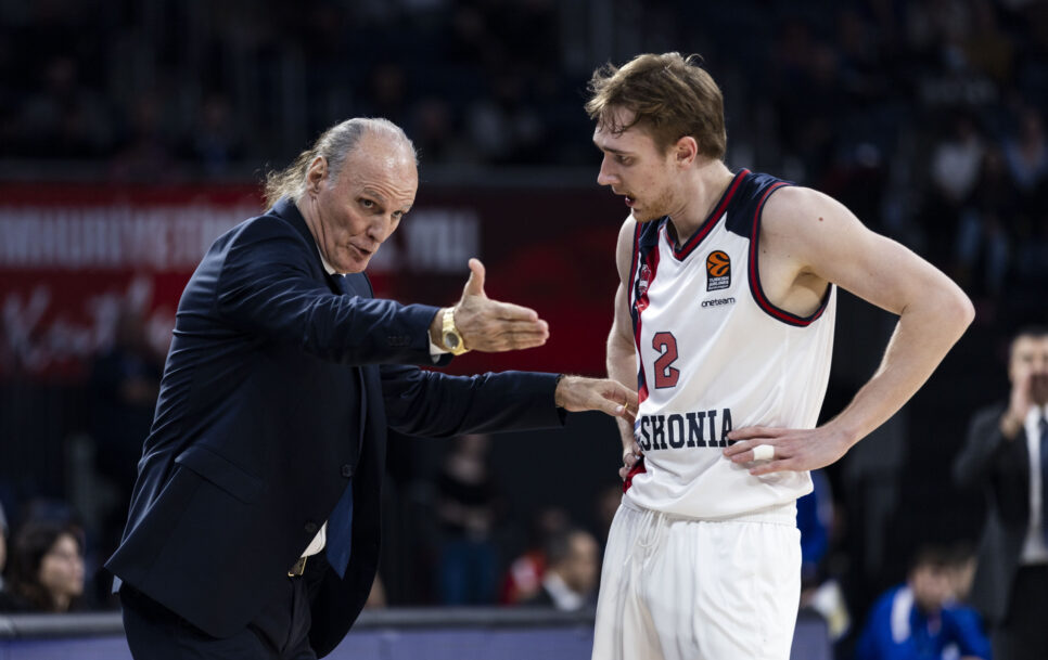 Sander Raieste on Baskoniat esindanud kaua, aga võib-olla tuleb tal sel suvel klubist lahkuda. Foto: Tolga Adanali/Euroleague Basketball, Getty Images