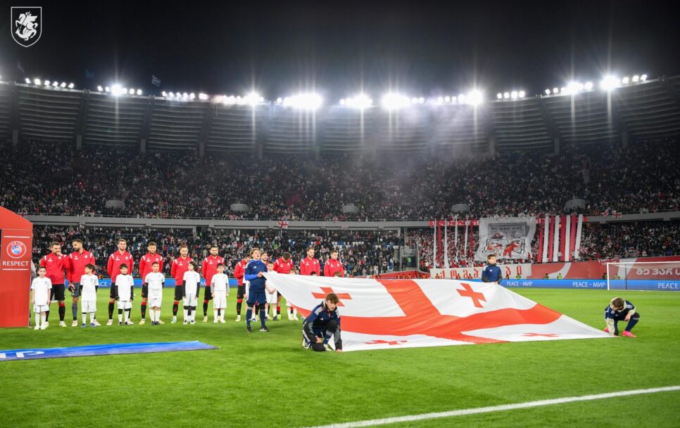 Selleks, et EMil mitte häbisse jääda, tuleb Gruusial teha vaid üht: lüüa finaalturniiril värav! Foto: Georgian Football Federation / nakrebi.ge