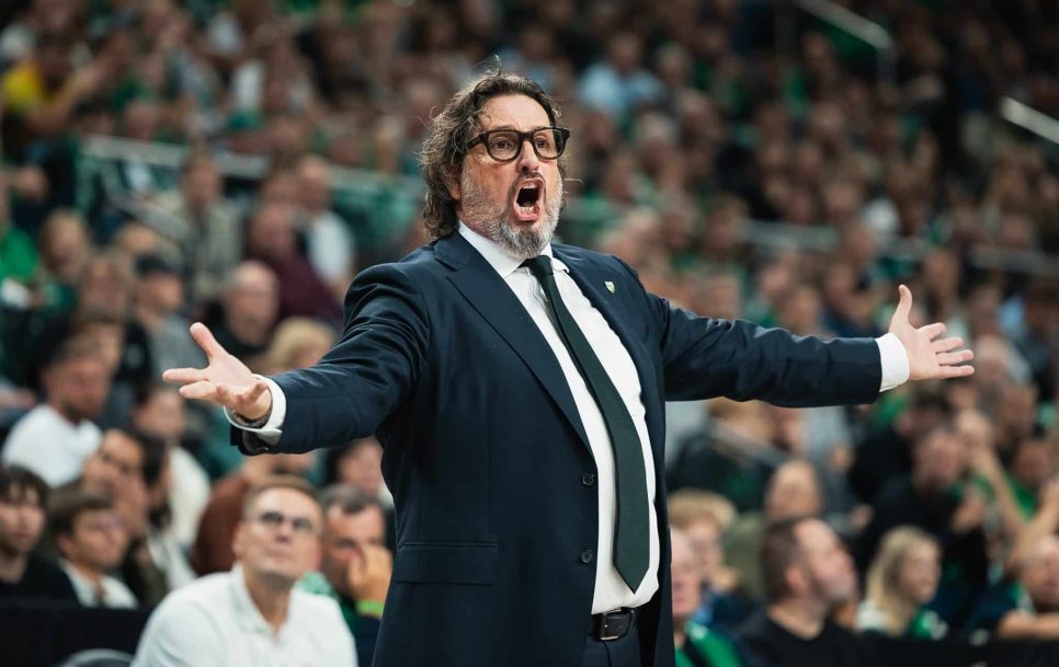 Tahaks loota, et ühel päeval saab Andrea Trinchieri töötada ka klubis, kus on raha nagu raba. Itaallane väärib seda! Foto: Eitvydas Kinaitis/Euroleague Basketball, Getty Images