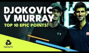 Top 10 EPIC Novak Djokovic vs Andy Murray Points!