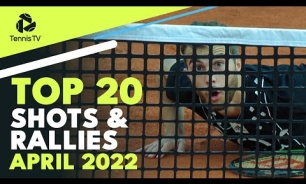 TOP 20 BEST ATP Tennis Shots & Rallies: April 2022