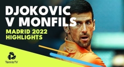Novak Djokovic vs Gael Monfils Highlights |