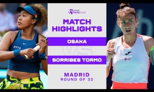 Naomi Osaka vs. Sara Sorribes Tormo | 2022 Madrid Round 2 | WTA Match Highlights