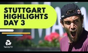 Berrettini Back In Action; Bonzi Faces Rinderknech | Stuttgart Highlights Day 3