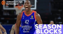 Bryant Dunston | Season Blocks | 2021-22 Turkish Airlines EuroLeague
