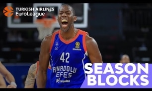 Bryant Dunston | Season Blocks | 2021-22 Turkish Airlines EuroLeague