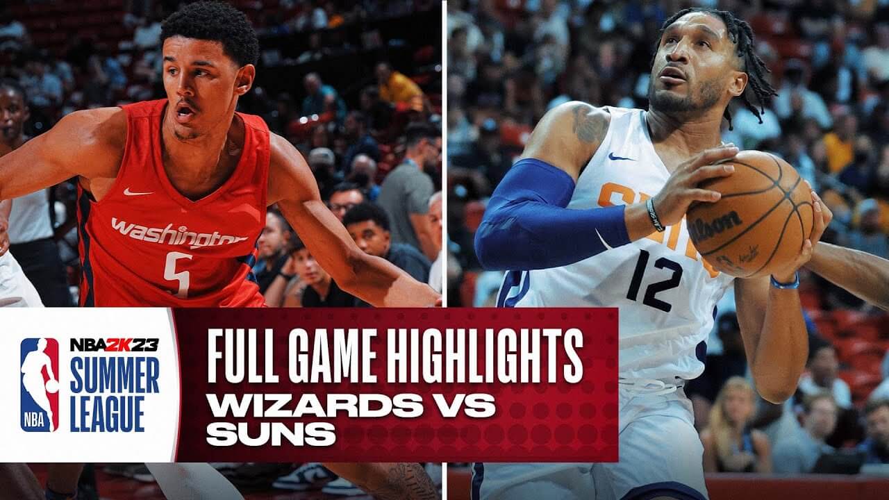 WIZARDS vs SUNS NBA SUMMER LEAGUE FULL GAME HIGHLIGHTS Olybet TV