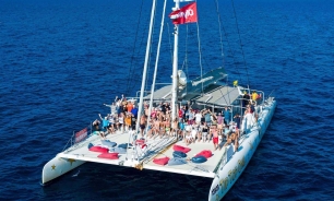 Catamaran trip in Malta