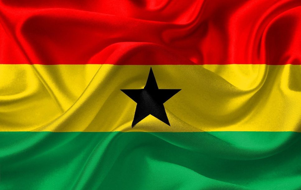 Ghana flag. Pixabay