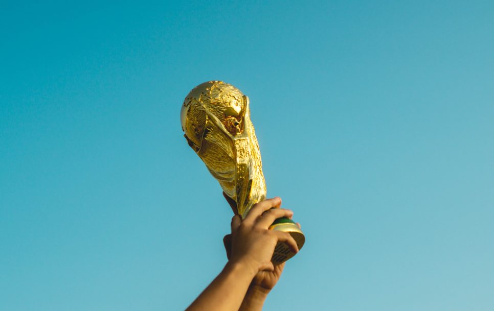 FIFA World Cup Trophy. Photo by Fauzan Saari on Unsplash.