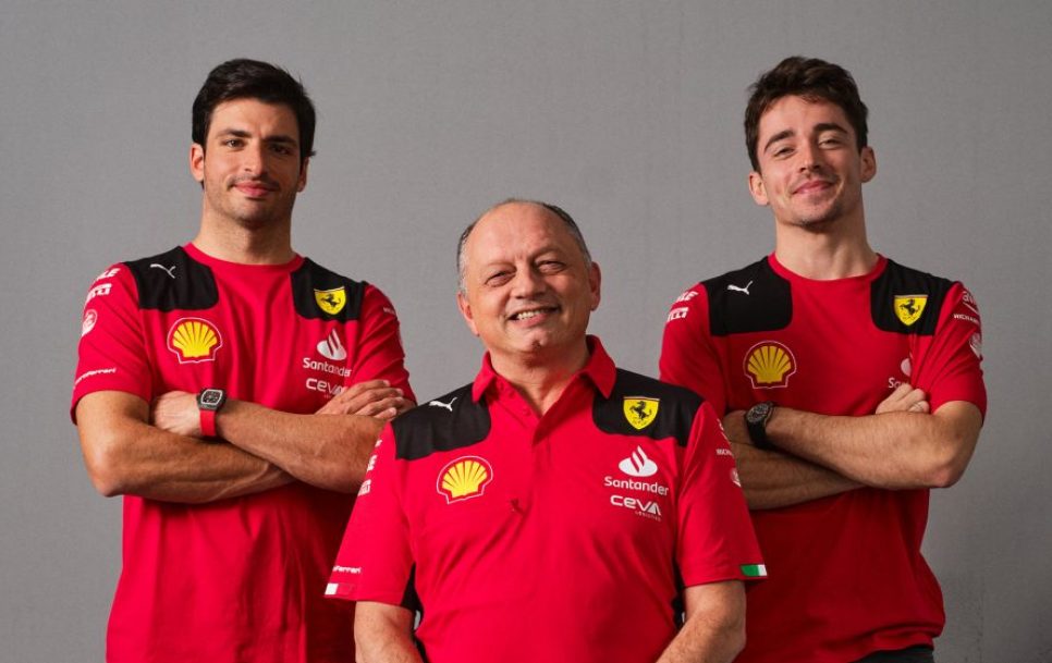 Ferrari team. Source: Formula1.com