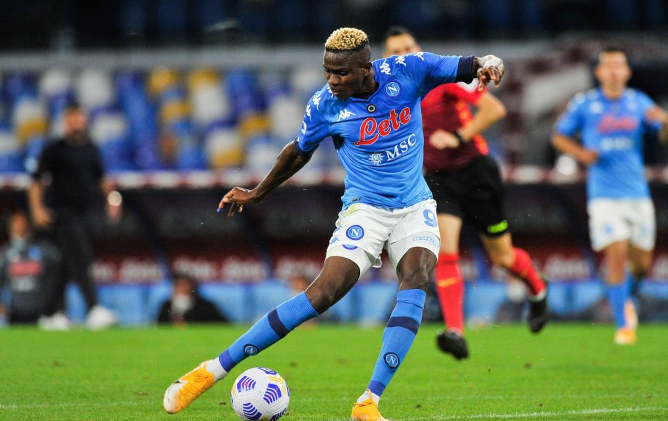 Victor Osimhen from SSC Napoli. Source: Setanta Sports