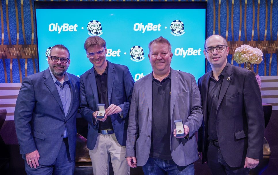 New partners: representatives of the OlyBet Group and WSOP