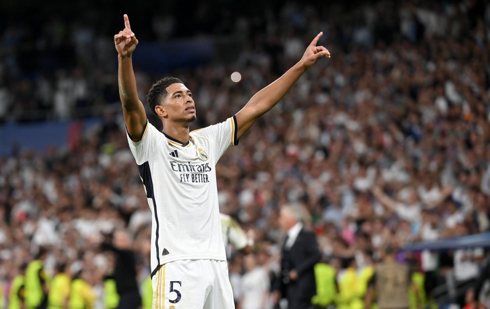 Jude Bellingham of Real Madrid cheers after his goal against 1.FC Union Berlin on September 20th. Source: Imago Images