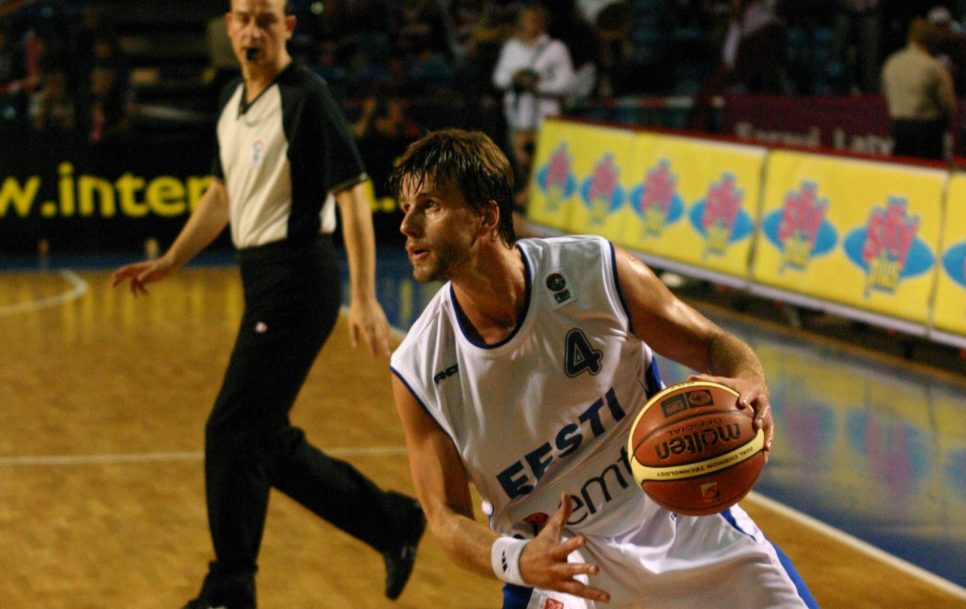 Tanel Tein, who played in the national team for 12 years, is one of the eight Estonians who played in the modern-day EuroLeague. Source: Jüri Kaljundi – http://nagi.ee/photos/jk/15721, Nagi BY SA, https://commons.wikimedia.org/w/index.php?curid=10217695