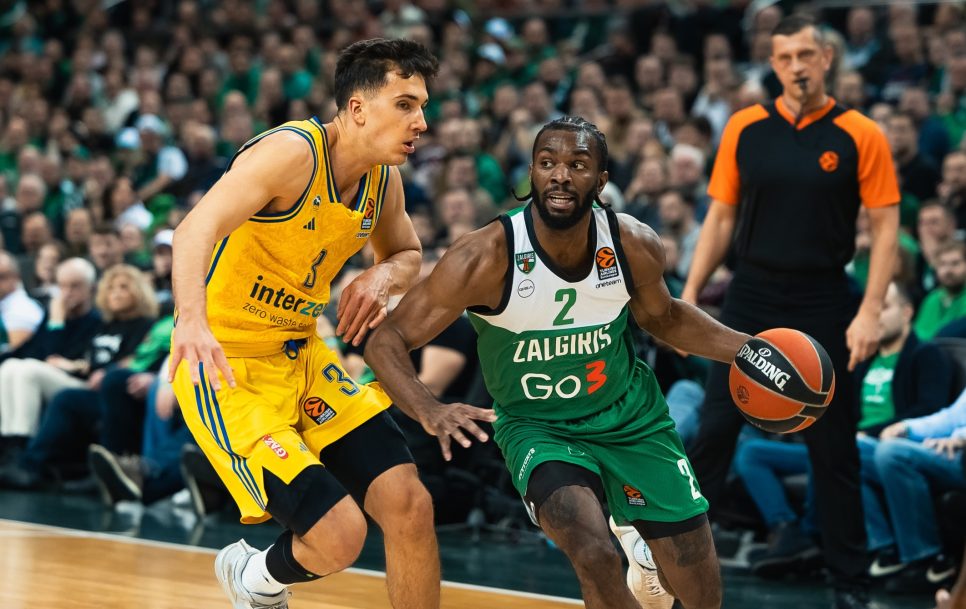 Keenan Evans is very likely playing his last season at Žalgiris Kaunas as the American’s contract expires in the summer, and he might move to a stronger and richer club. Source: Eitvydas Kinaitis/Euroleague Basketball via Getty Images