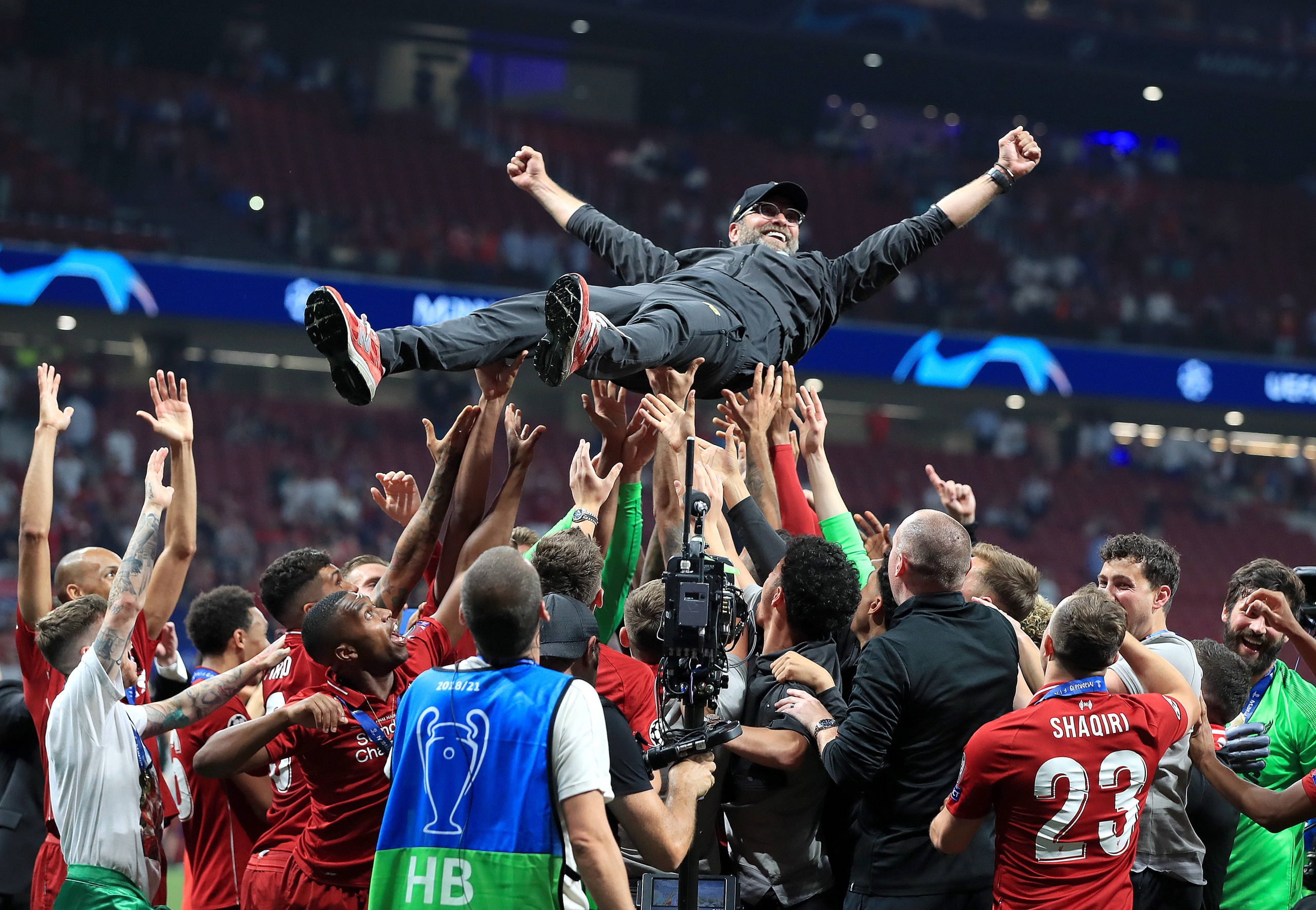 Jürgen Klopp and Liverpool celebrating their 2019 Champions League triumph. Source: Imago Images