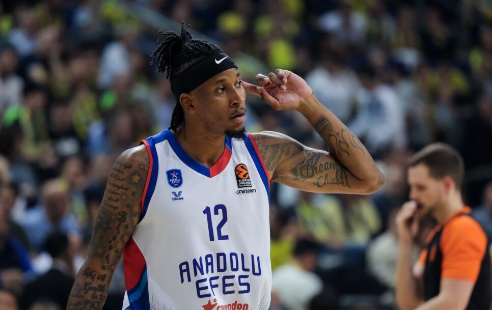 Will Clyburn, the forward for Anadolu Efes Istanbul, is a great offensive player who has been in great form in recent weeks. Source: Tolga Adanali/Euroleague Basketball via Getty Images
