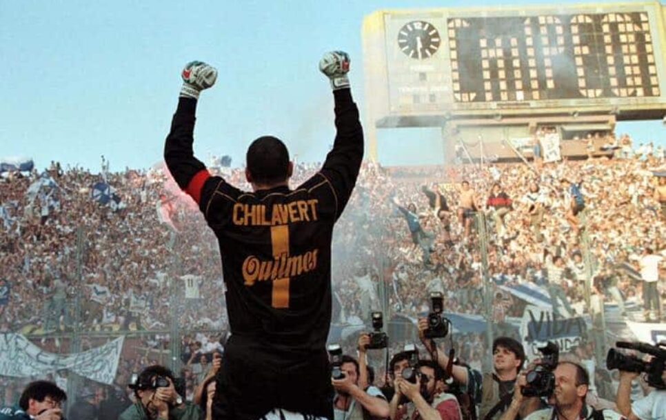 Jose Luis Chilavert scored 48 goals for Vélez Sársfield in ten years and became the champion of both Argentina and South America. Source: Vélez Sársfield (velez.com.ar)