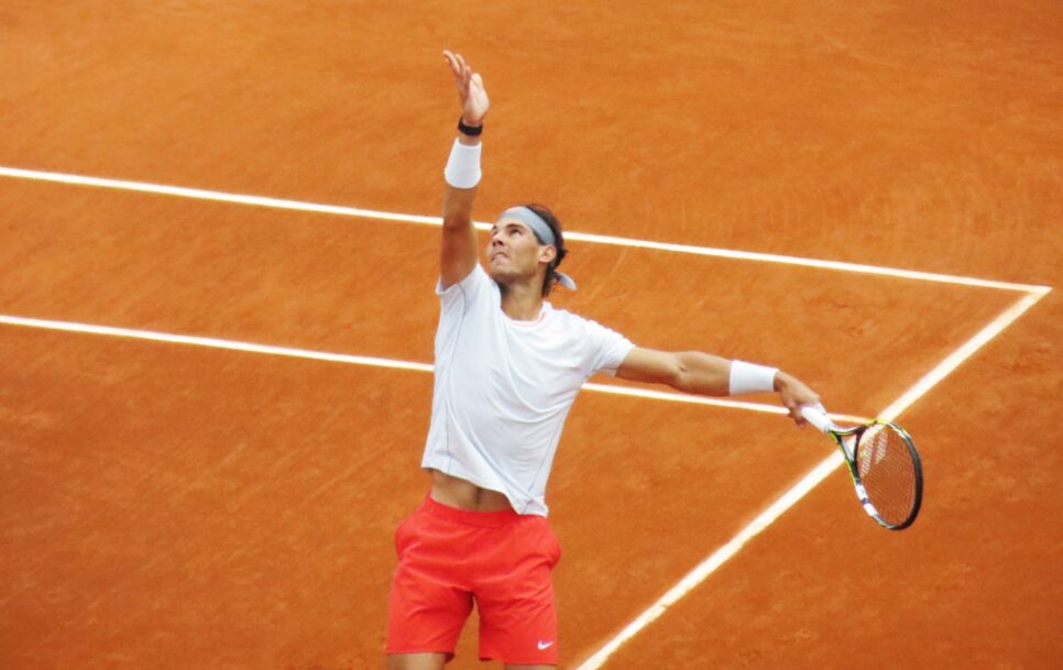 Rafael Nadal has won the French Open a record 14 times. Source: Wikimedia Commons / Charlie Cowins