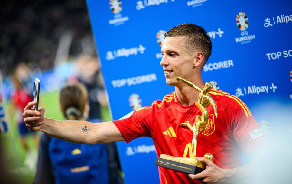 Dani Olmo didn’t start the Euros as Spain’s main player, but he became an indispensable link. Source: Imago Images