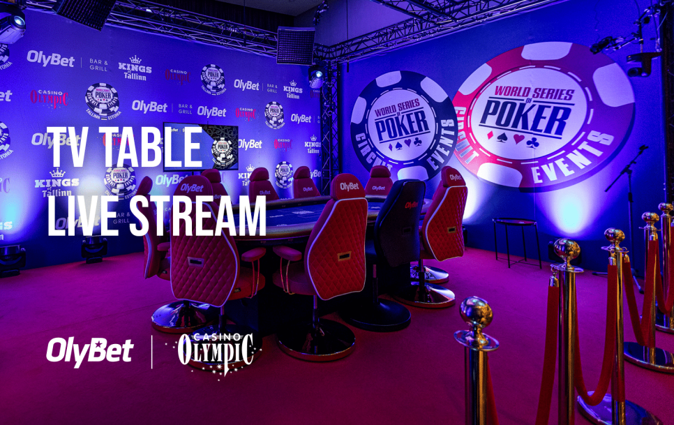 TV Table Stream WSOP Circuit Tallinn 2024 Olybet TV