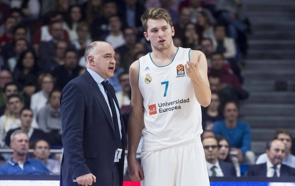 It was Pablo Laso who gave the young Luka Doncic the opportunity to take his first steps in men’s basketball. Source: Imago Images