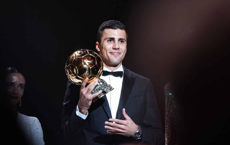 The best footballer of the 2023/24 season is Rodrigo Hernández Cascante, or simply Rodri. Source: Imago Images